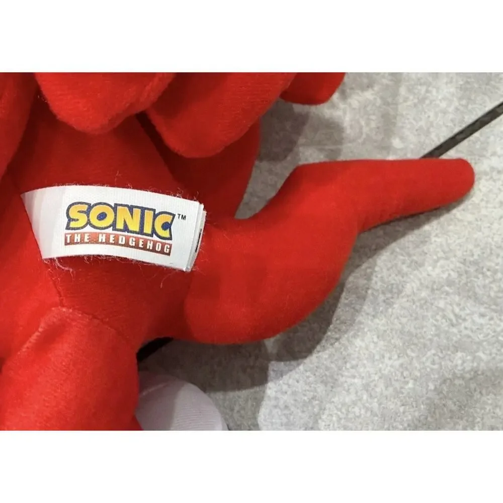 Sonic The Hedgehog Knuckles 11” Knuckles Plush Toy 2024 Toy Factory